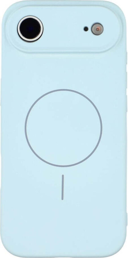 iPhone Air Fleksibelt Plast Deksel med Fôr Innvendig – MagSafe Kompatibel – Lys Blå
