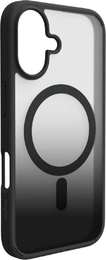 iPhone 17 PURO GRADIENT Deksel - MagSafe Kompatibel - Gjennomsiktig / Svart