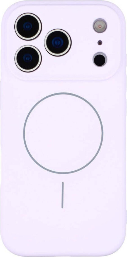 iPhone 17 Pro Max Fleksibelt Plast Deksel med Fôr Innvendig – MagSafe Kompatibel – Lys Lilla