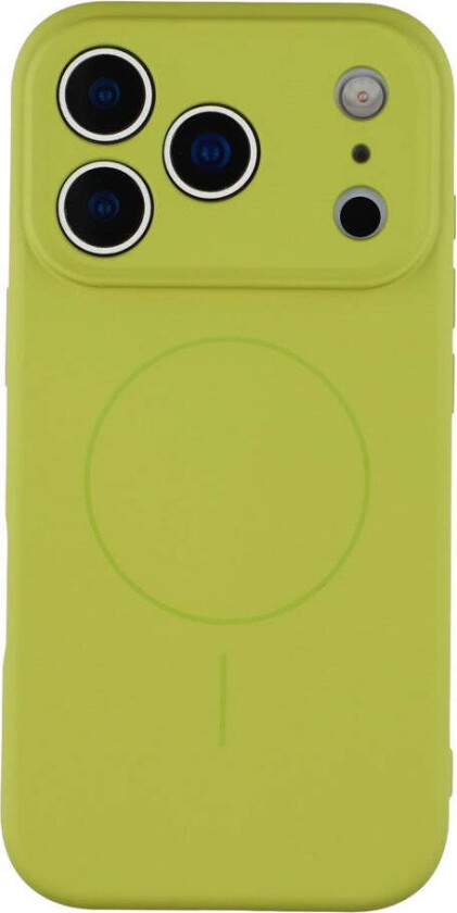 iPhone 17 Pro Max Fleksibelt Plast Deksel med Fôr Innvendig – MagSafe Kompatibel – Grønn
