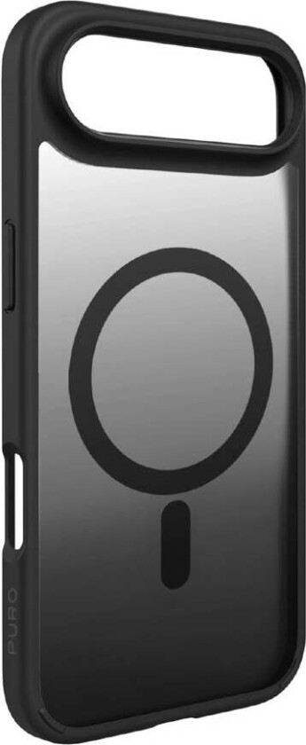 iPhone Air PURO GRADIENT Deksel - MagSafe Kompatibel - Gjennomsiktig / Svart