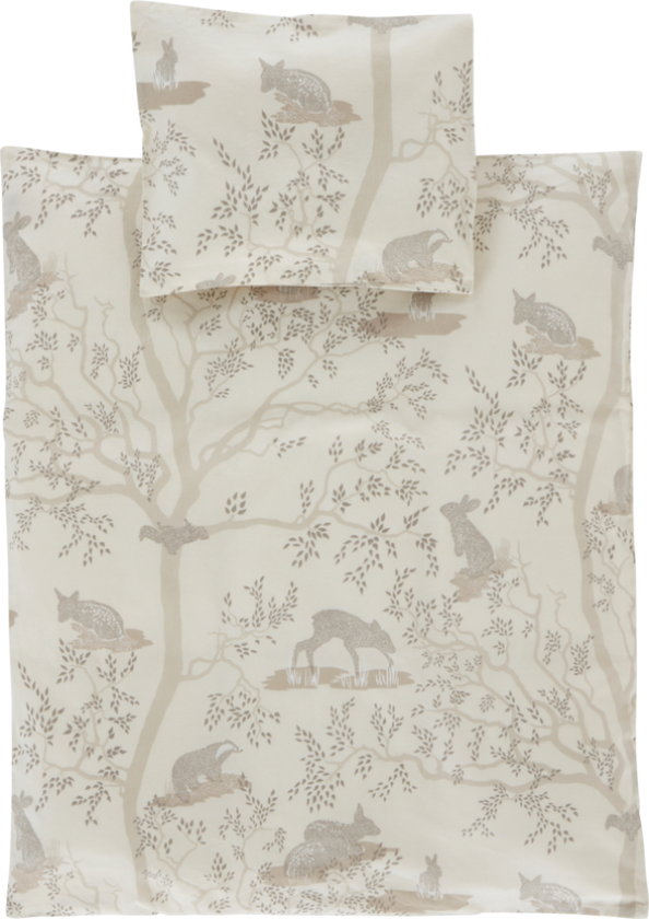 BABY sengesett vogn/vugge - økologisk Beige