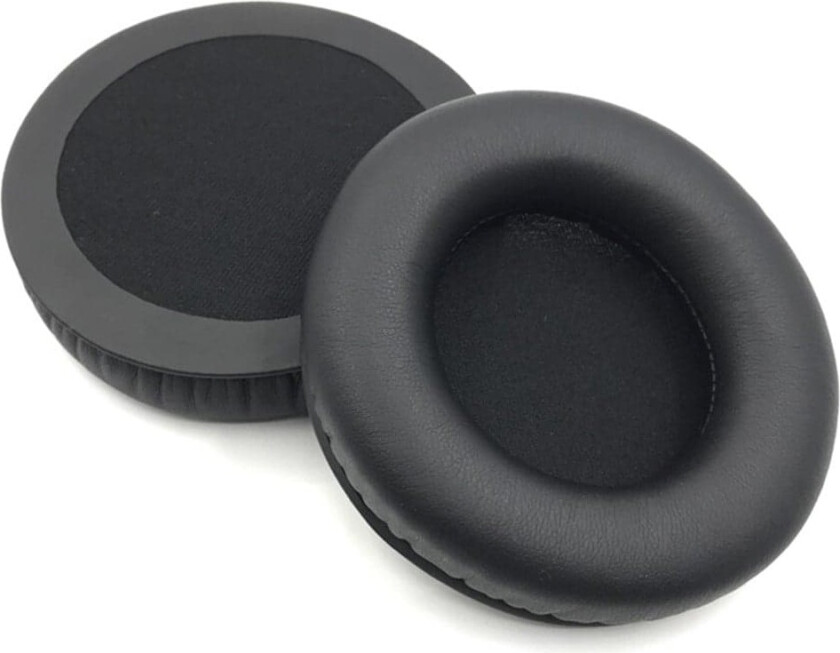 1 par AKG K167 / K267 / K182 / K245 / K175 / K275 øreputer for hodetelefoner i lær + øreputer med minneskum - Svart