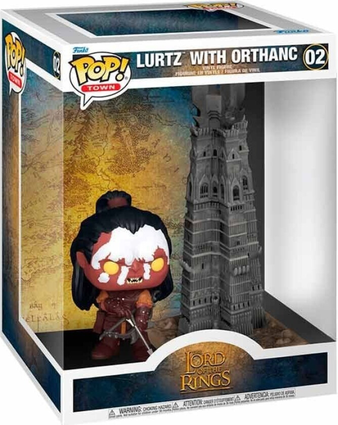 POP figure Town The Lord of the Rings Lurtz with Orthanc