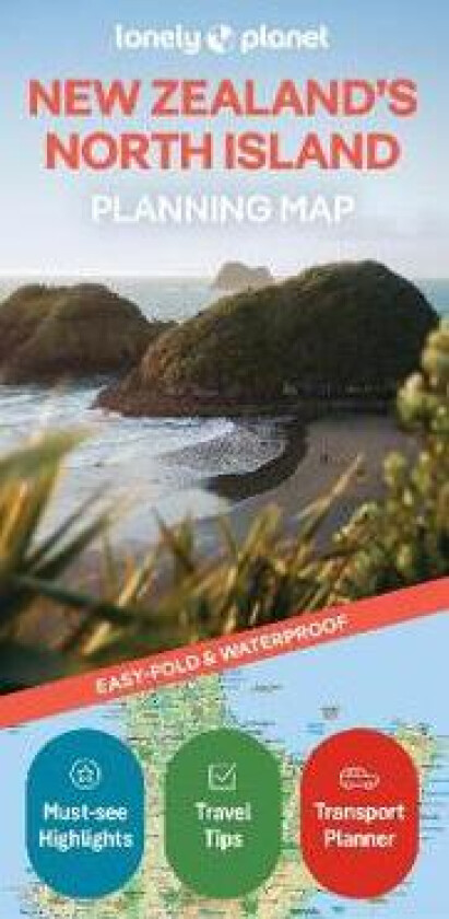 Lonely Planet New Zealand's North Island Planning Map