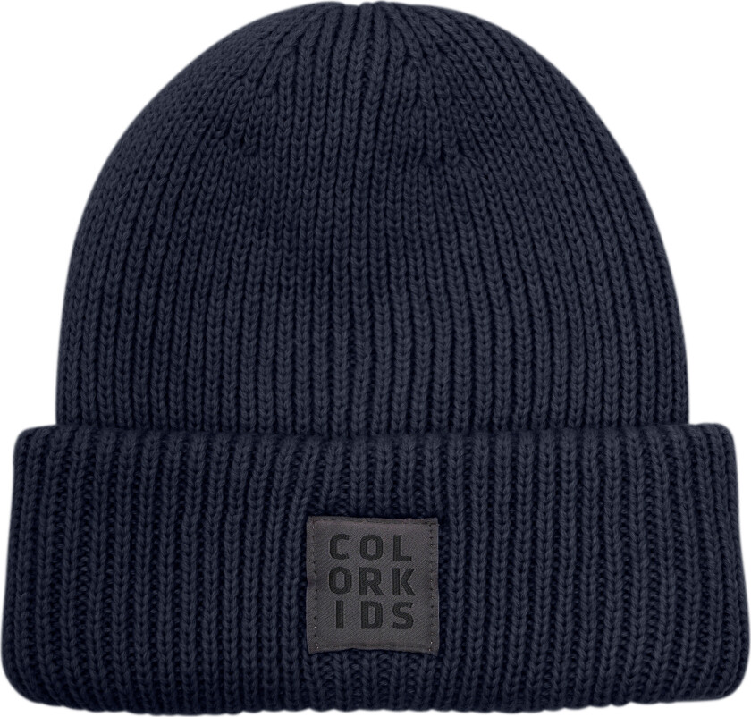 Color Kids Juniors' Beanie With Wool Total Eclipse