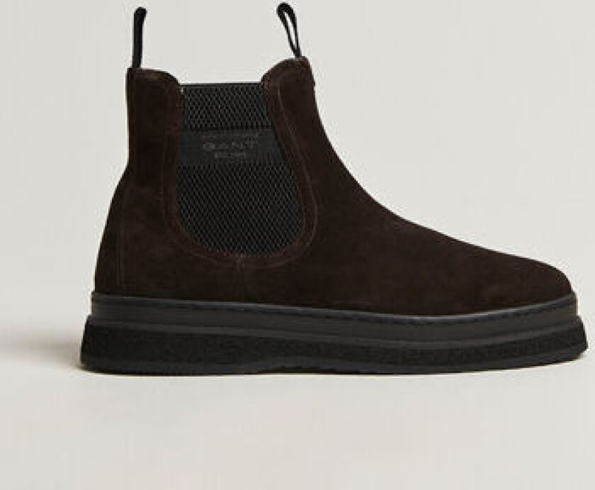 GANT Blistown Shearling Suede Chelsea Boot Espresso Brown