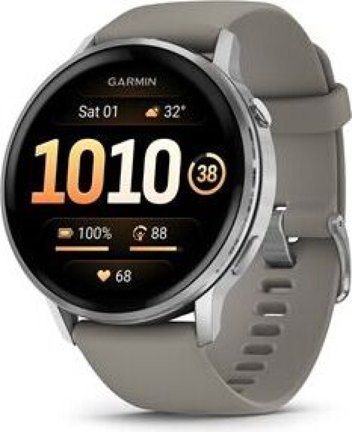 Venu 4 - 45 mm, Smartwatch, Silver Gray