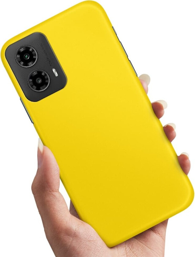 Motorola Moto G35 5G - Deksel/Mobildeksel Gul
