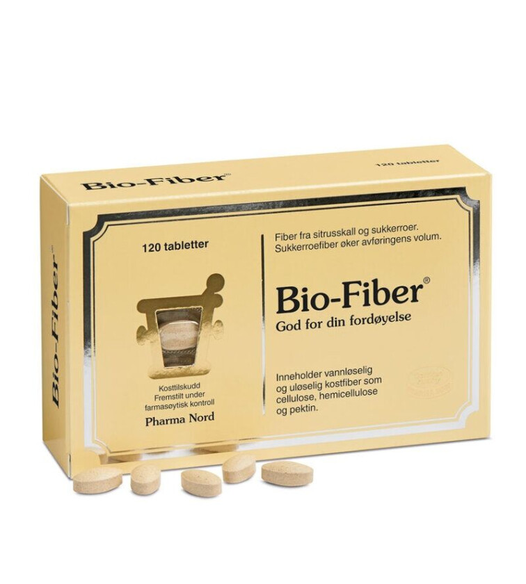 Bio-Fiber tabletter, 120 stk.