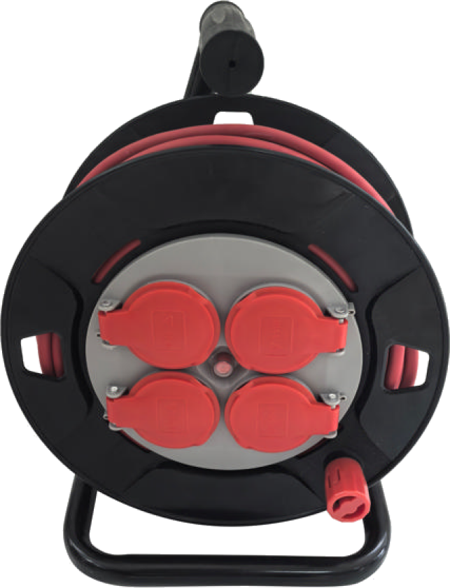 Bilde av E-Line kabeltromle m/jord 4Ãudt. 230V/10A IP44 35m