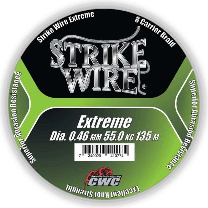 Strike Wire Extreme, 0,19mm/14kg - 135m, Mossgreen