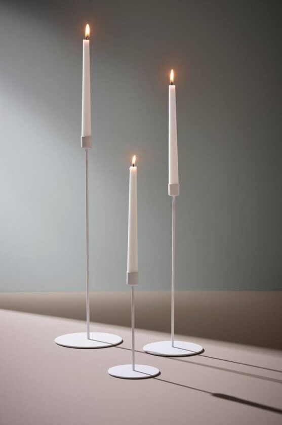 ELSY lysestake 3-pk Hvit