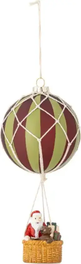 Hettie Julekule Rød Glass