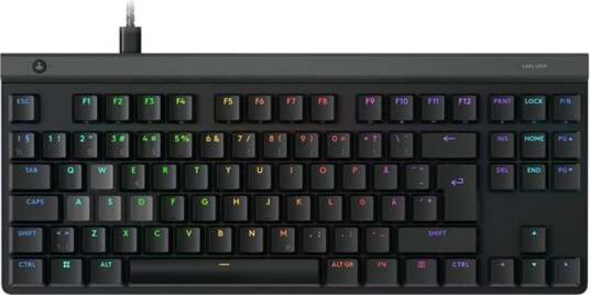 G515 TKL Rapid Trigger - Gamingtastatur - Uten numpad - Nordisk - Svart