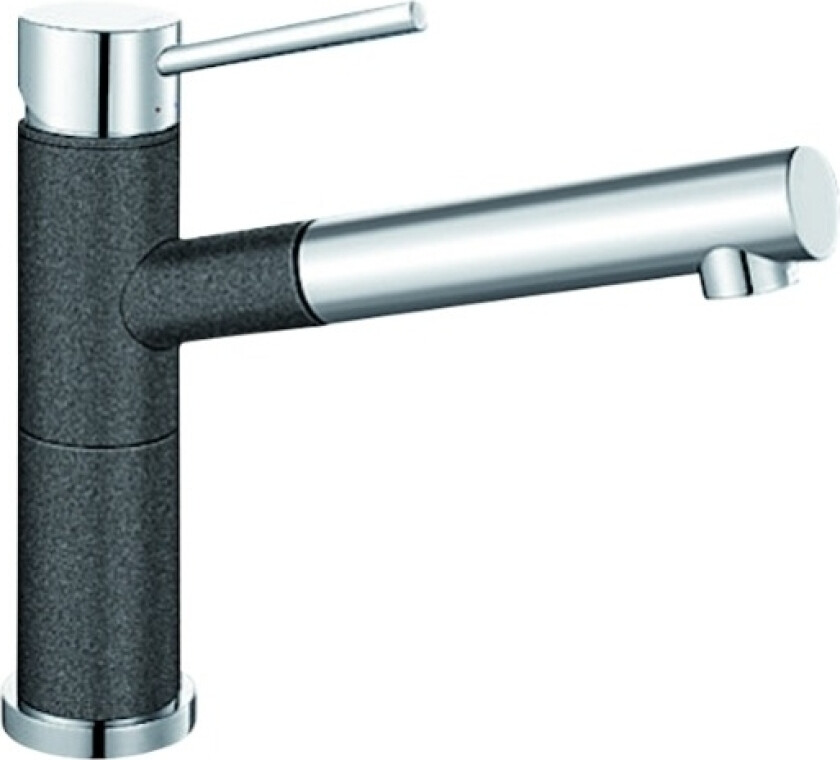 BLANCO ALTA-S COMPACT SILGRANIT™ ANT KROM KJØKKEN BLANDEBATTERI