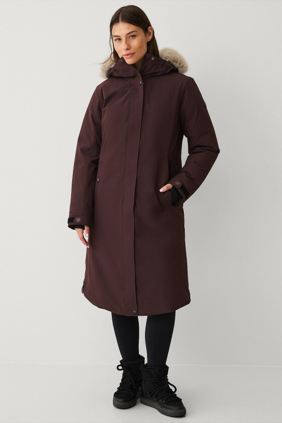Dunparkas Down Parka Polar W - Brun