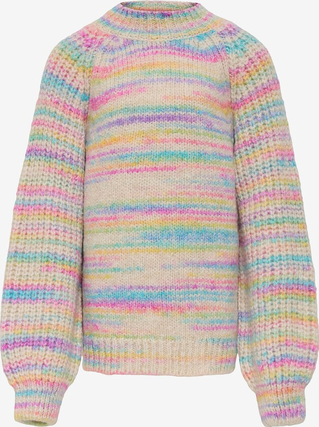 Pullover kogCarma-lia L/S O-neck CP Knt - Grå