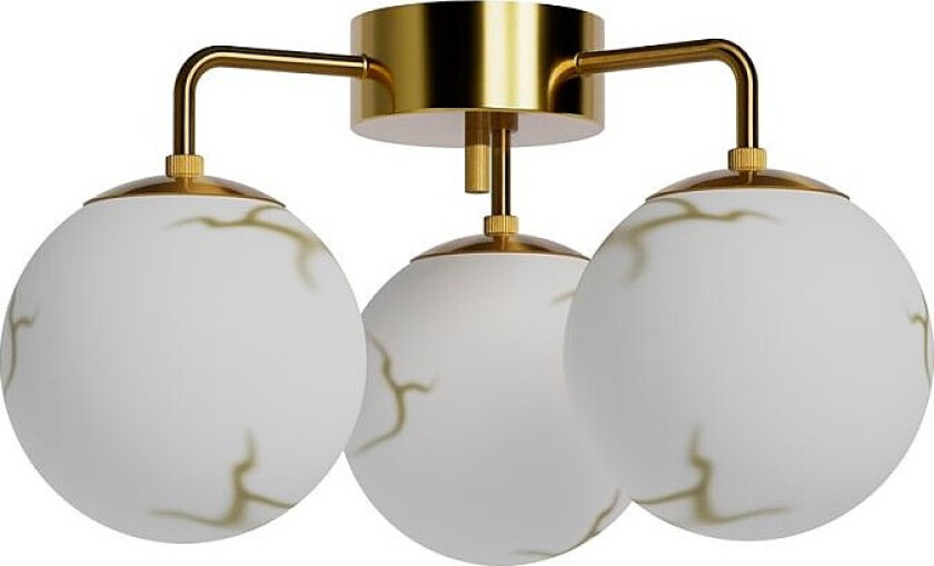 Taklampe Bellagio 40 cm - Messing