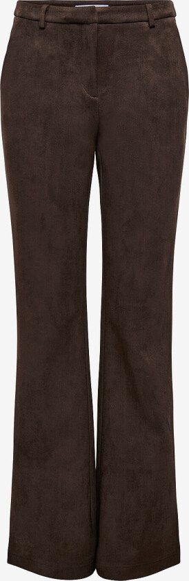 Bukser onlYlva Life Faux Suede Flare - Svart