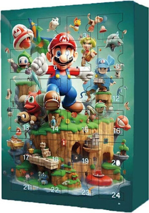 2025 Julekalender Nedtelling 24 Deler Jul 24-Dagers Nedtellingskalender Blindboks Julegave Barn Voksen B