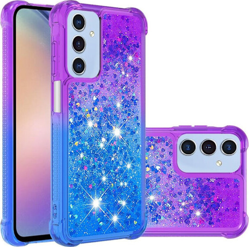 Princess Samsung Galaxy A26 deksel - Lilla + Himmelblå