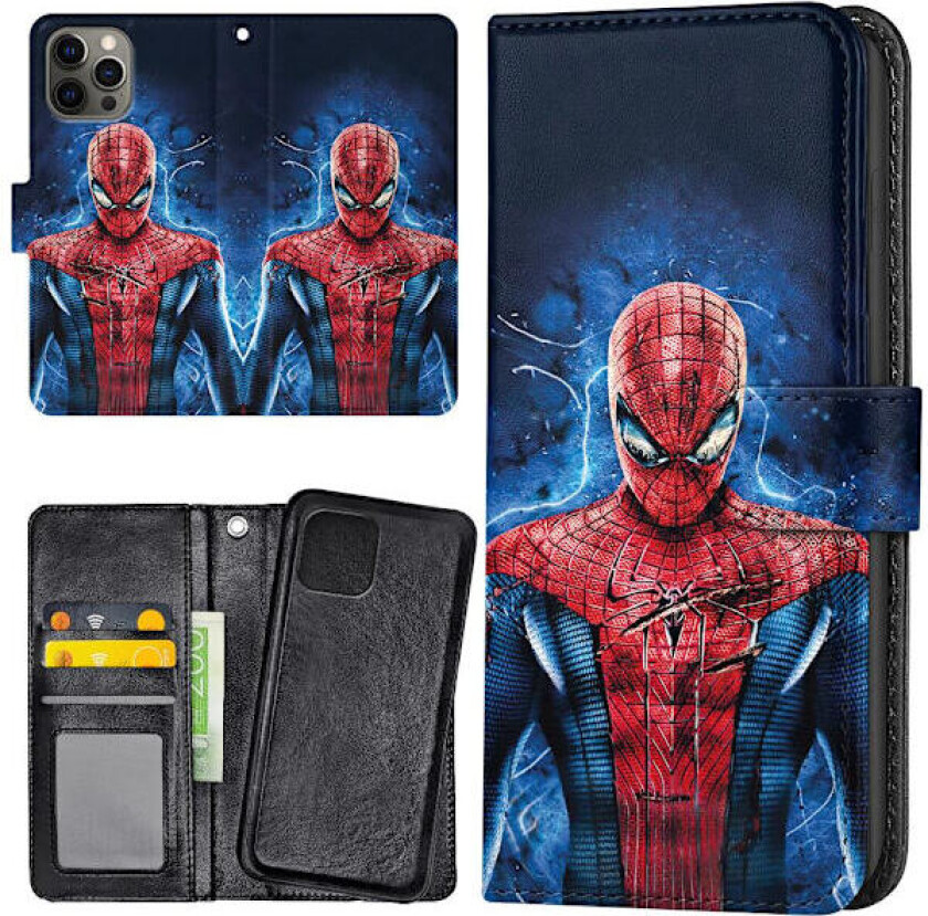 iPhone 14 Pro - Lommebok Deksel Spiderman