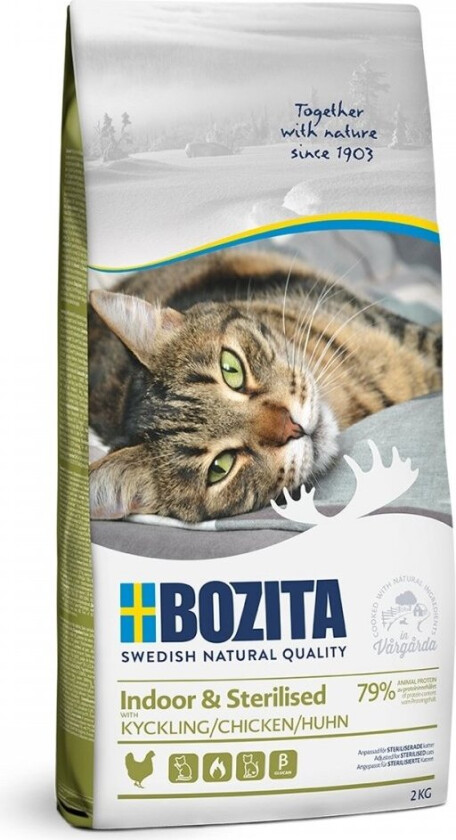 Bozita Indoor & Sterilised Chicken (2 kg)