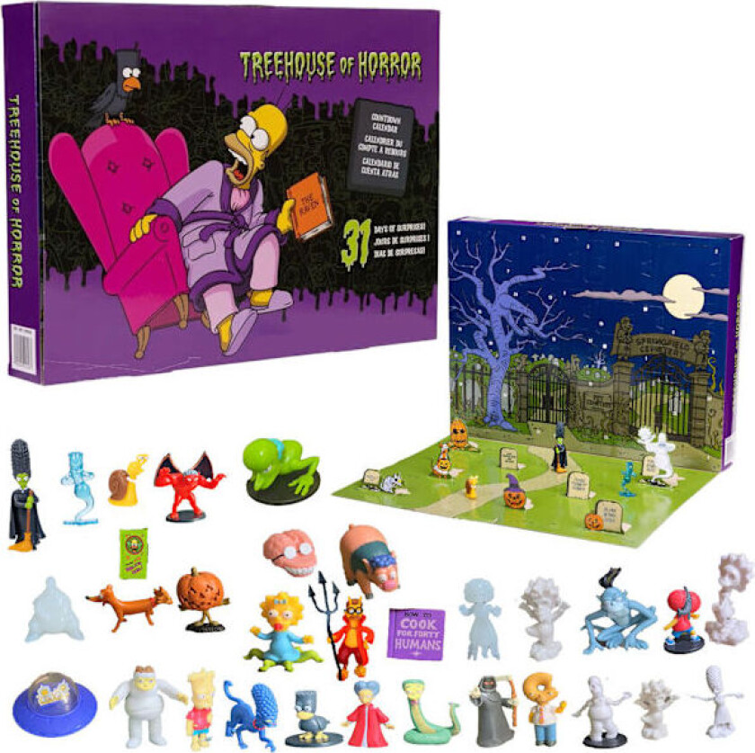 Simpsons Treehouse of Horror 31 dagers julekalender Simpsons Treehouse of Horror 31 dagers julekalender Julegaveleker i blindbokser