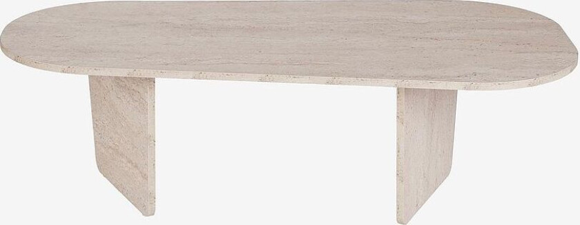 Salongbord Ovalis, Beige