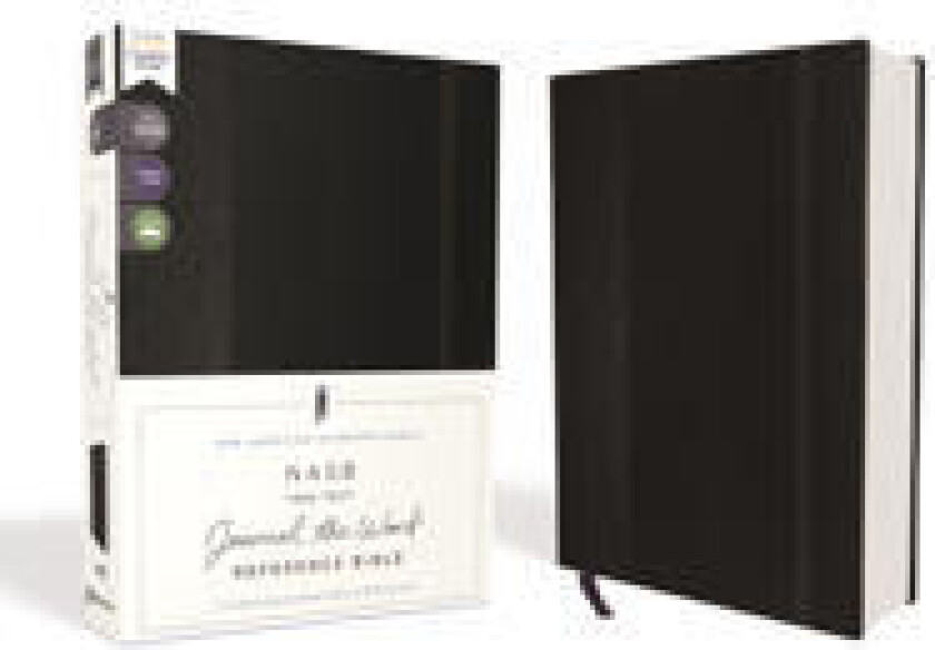 NASB, Journal the Word Reference Bible, Hardcover, Black, Elastic Closure, Red Letter, 1995 Text, Comfort Print