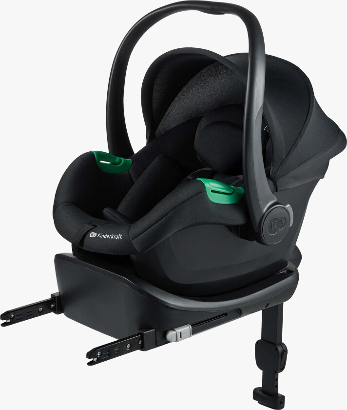 MINK PRO 2 i-Size Babybilstol inkl MINK FX 2 SET BLACK Base, Black - Med Base