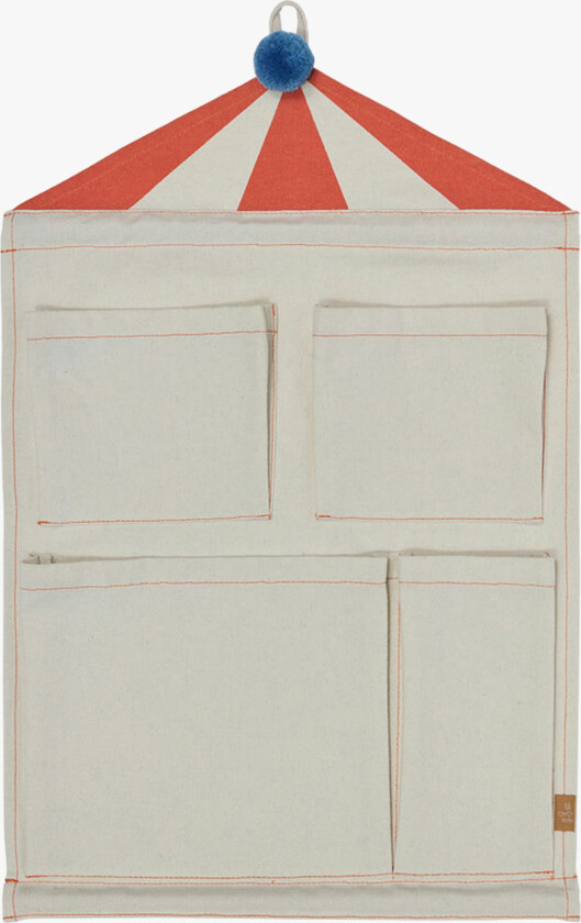 Circus Veggoppbevaring, Clay Red - Hengeoppbevaring - Polyester,Bomull,Polyamid