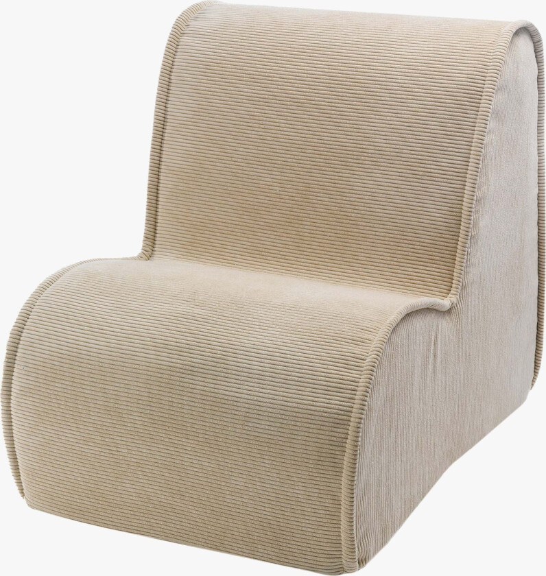 Meowbaby Lenestol Slimcord, Sandbrun - Sittemøbler - Polyester