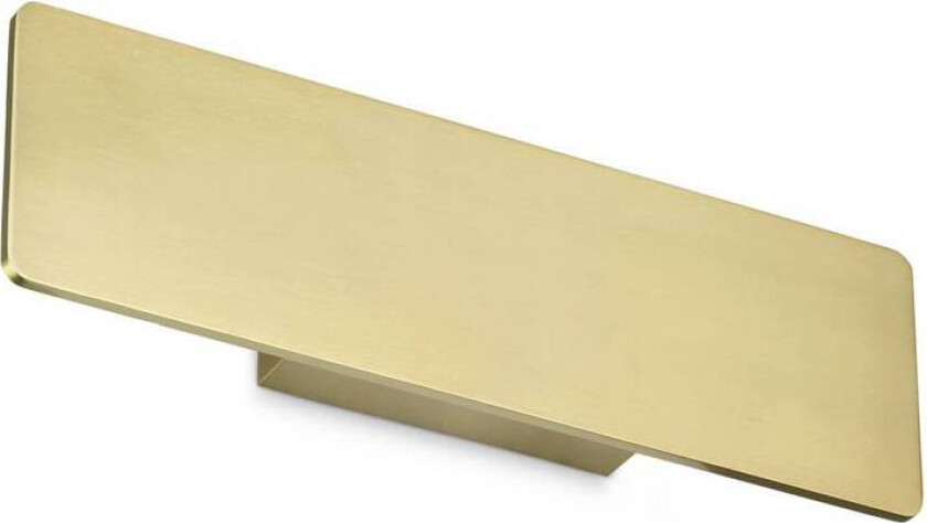 Ideal Lux LED-vegglampe Zig Zap, bredde 29 cm, messingfarget