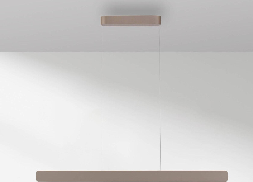 Paul Neuhaus LED-hengelampe Q-Stretto, bronse, 120 cm