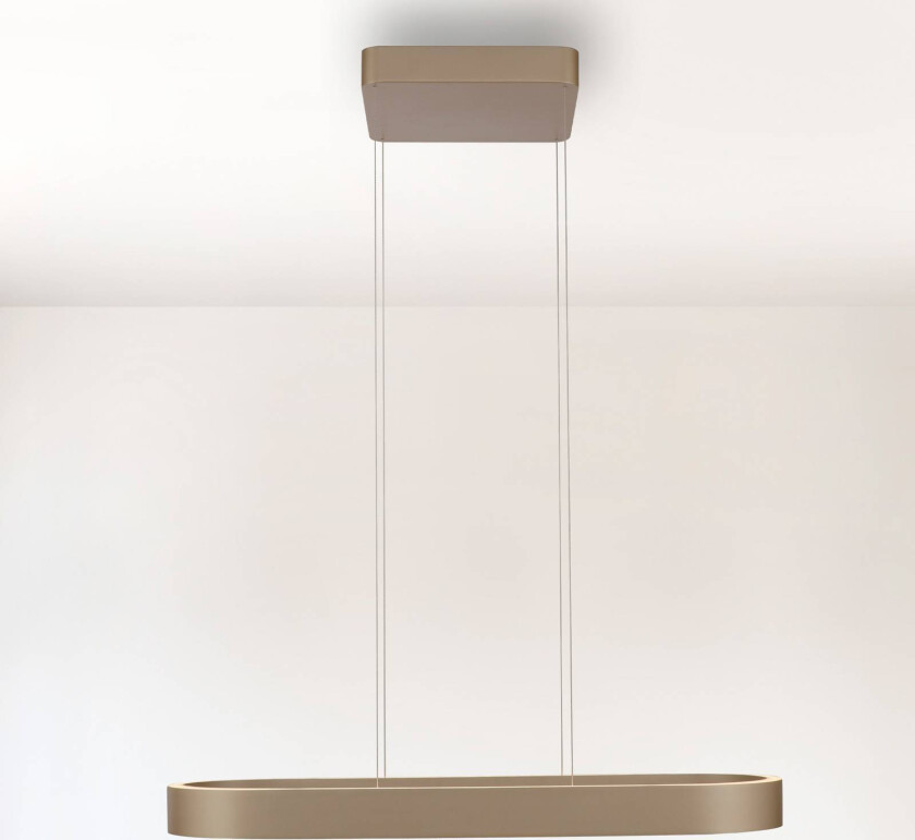 Paul Neuhaus LED-hengelampe Q-Stretto, bronse, 86,8 cm