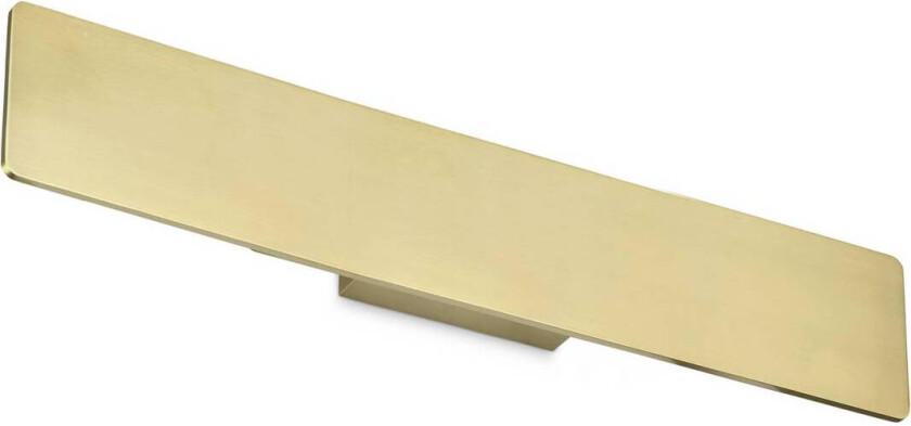 Ideal Lux LED-vegglampe Zig Zap, bredde 53 cm, messingfarget