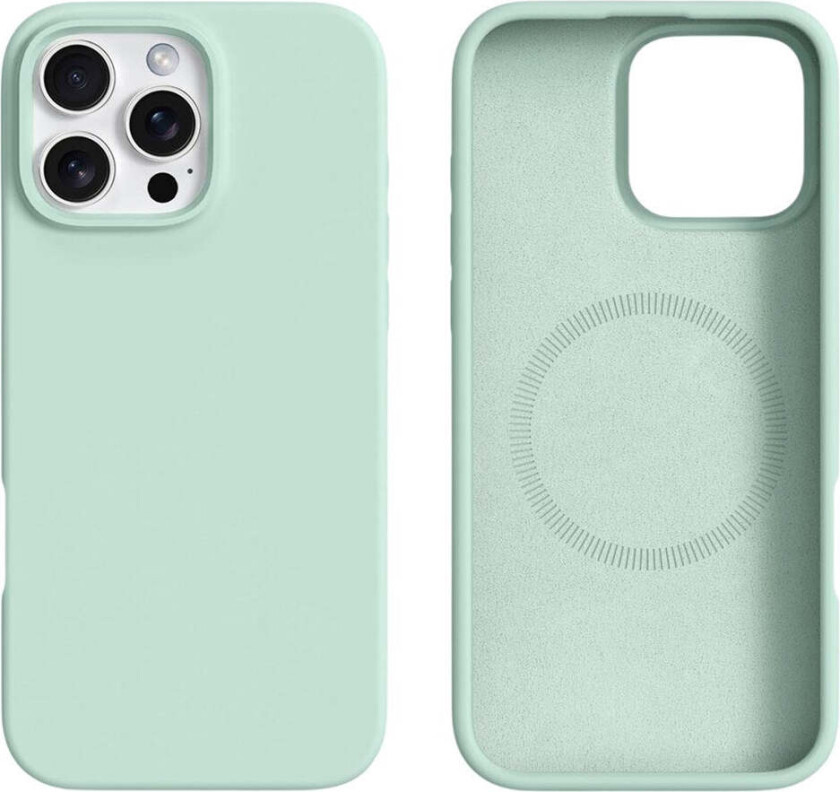 iPhone 16 Pro 2-i-1 Silikon & Hard Plast Deksel - MagSafe Kompatibel - Lys Grønn