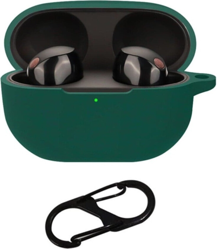 Sony WF-1000XM5 silikonhylse - Svartgrønn