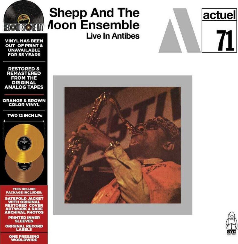 Archie Shepp Complete Live In Antibes LP/Vinyl