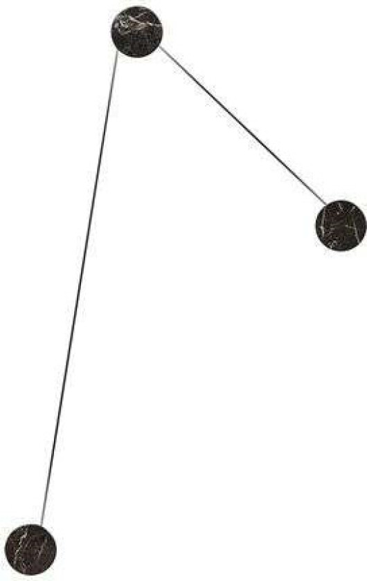 - Azou 3 Vegglampe Black Marble KDLN