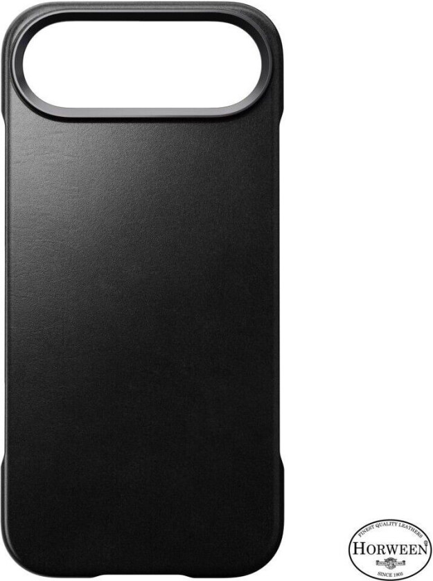 Traditional Horween skinndeksel (iPhone Air) - Svart