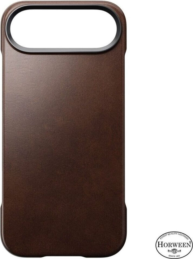 Traditional Horween skinndeksel (iPhone Air) - Brun