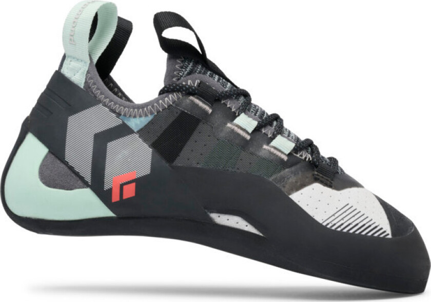 Women's Momentum Lace Climbing Shoes Foam Green-alloy