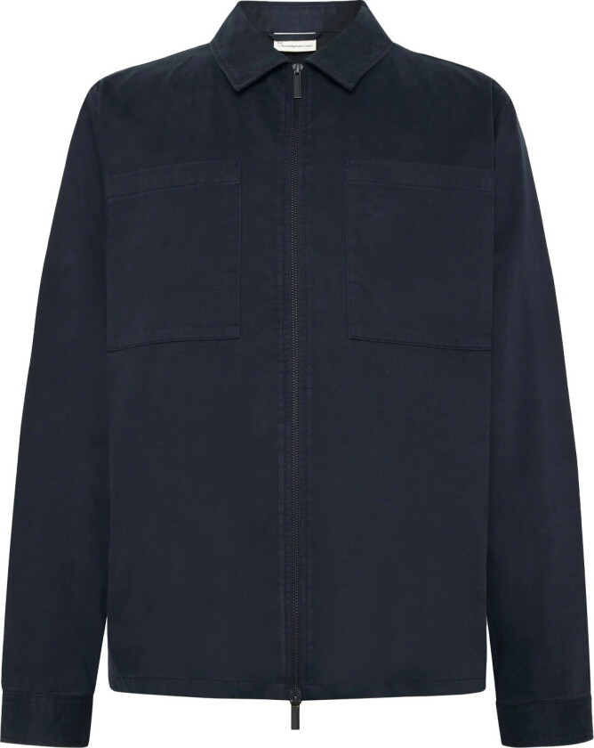 Twill Zip Overshirt (Herre)
