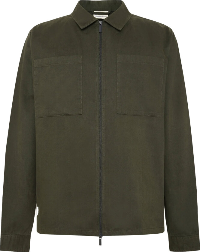 Twill Zip Overshirt (Herre)