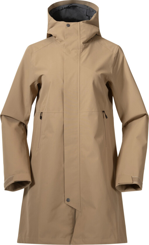 Bergans Women's Urban 2L Shell Coat Warm Sand