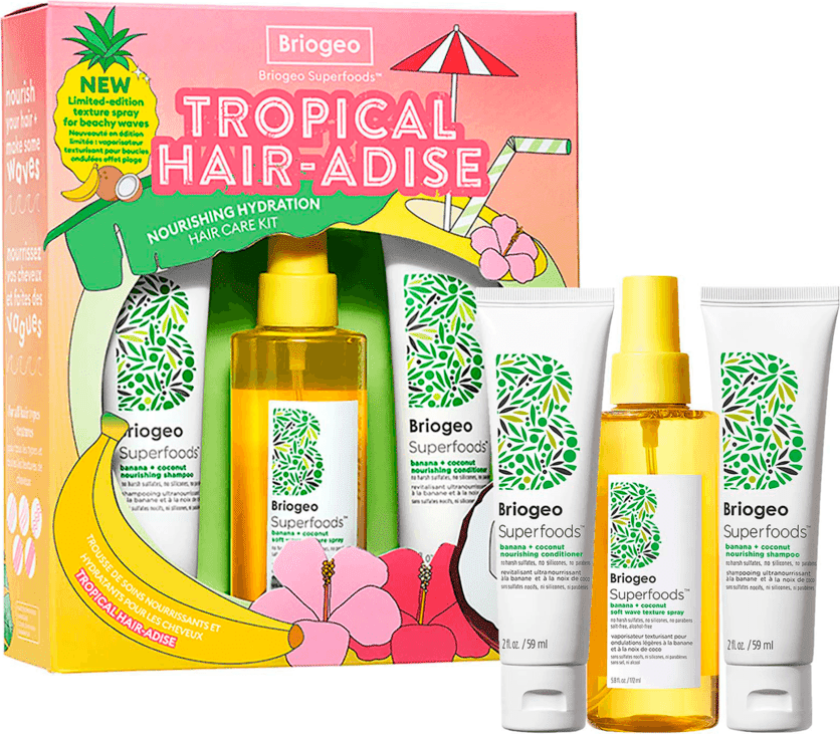 Tropical Hair-Adise Nourishing Hydration Hair Care Kit