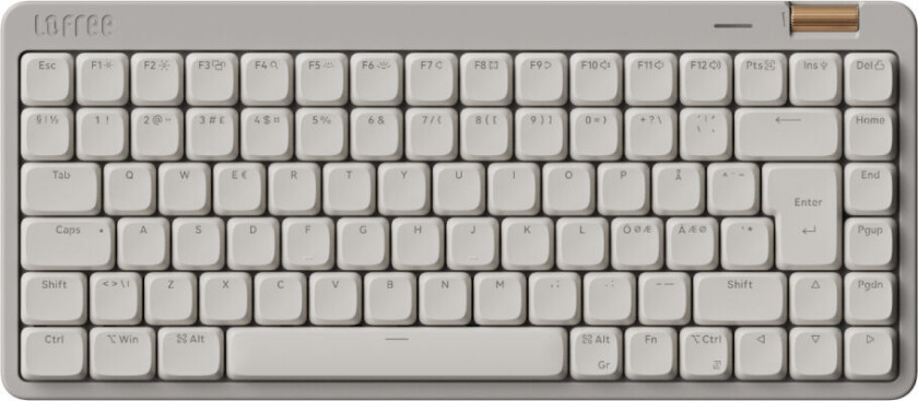 FLOW Lite 84 trådløst tastatur (marble grey)